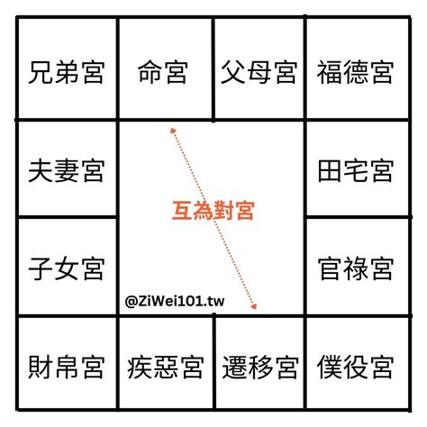 紫微斗數12宮位